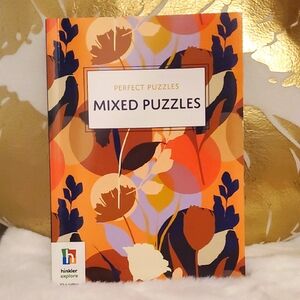 Mixed Puzzles Book - Orange and Blue